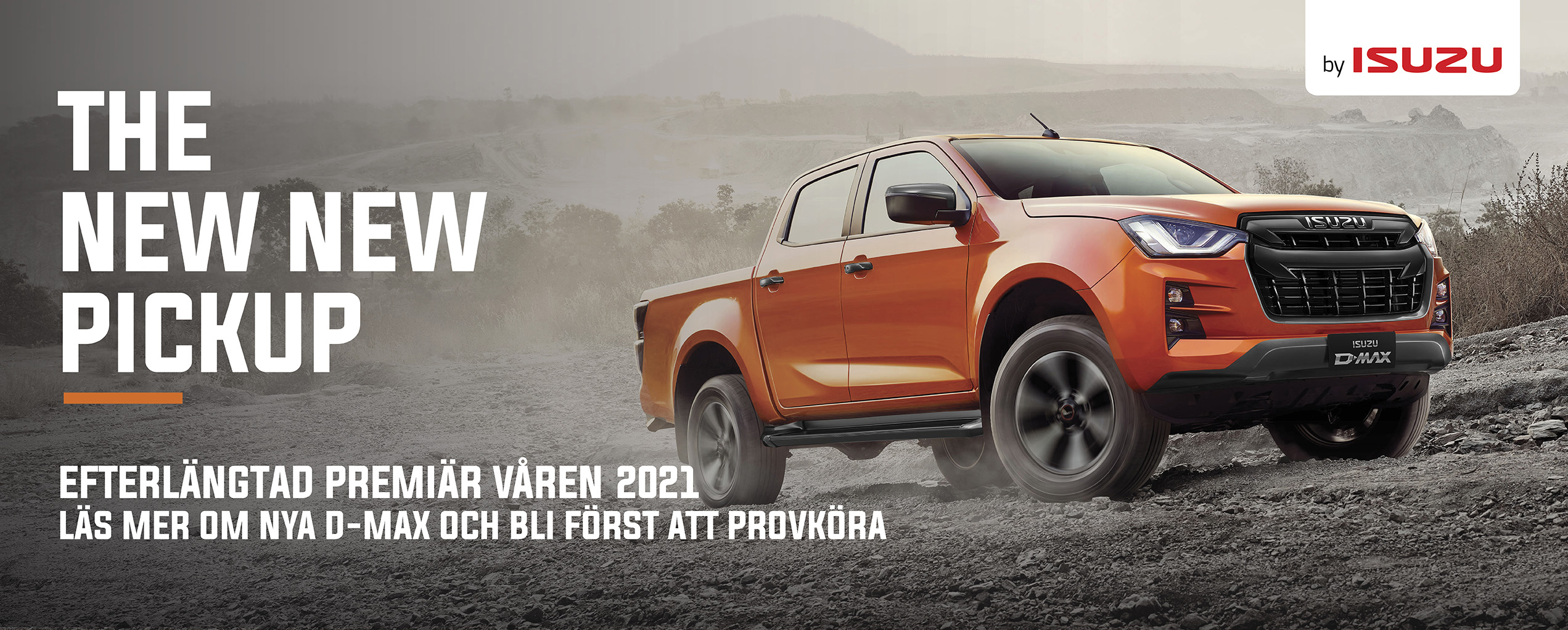 Isuzu D-max MY20 The new new pickup Banner 2543×1022 V1