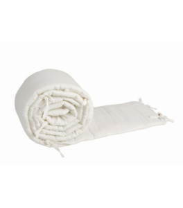 YappyKids - Spjälsängsskydd Vit Muslin