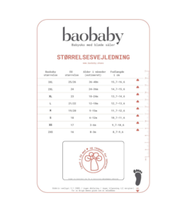 storleksguide babysko
