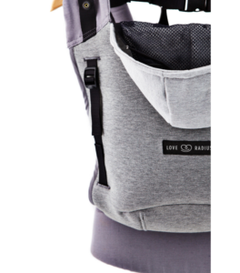 bärsele hoodie grå