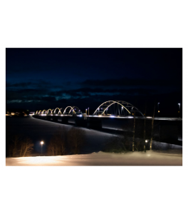 Emelie Ågren Designs - Grafiskt Tryck "Bergnäsbron Luleå"