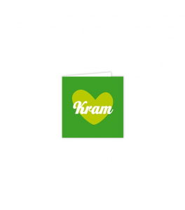 Hoppelina - Paketkort "Kram grön"