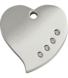 RedDingo - ID Bricka Diamant "Hjärta"
