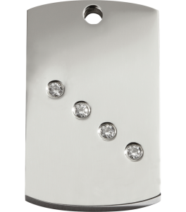 RedDingo - ID Bricka Diamant "Rektangel"
