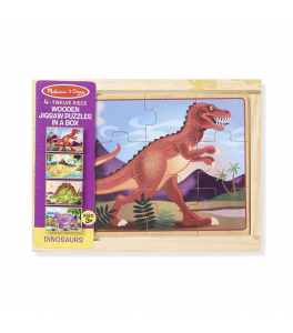 Melissa & Doug - 4 pussel "Dinosaurs"