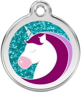 RedDingo - ID Bricka Glitter "Enhörning"