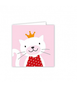 Hoppelina - Paketkort "Kattprinsessa"
