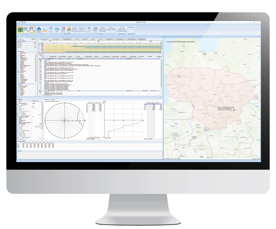 Automated Spectrum Management System PROGIRA