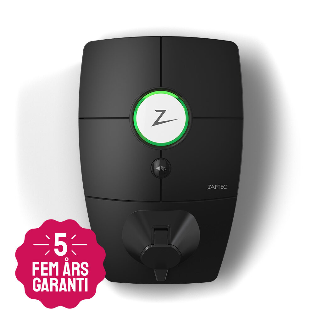 ZAPTEC Pro framside_web+garanti Elbilsladdare Zaptec Pro