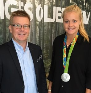 Från vänster: Magnus Edin, Hilda Carlén